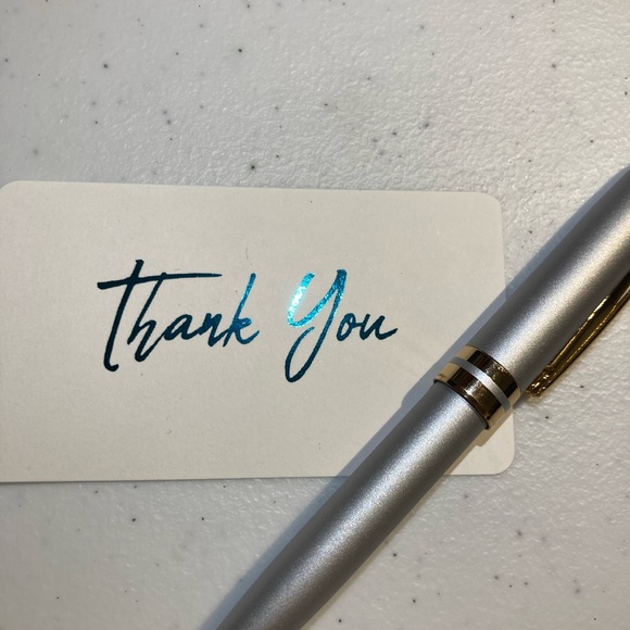 Foil thank you cards(choose your color) - Picture 4 of 10